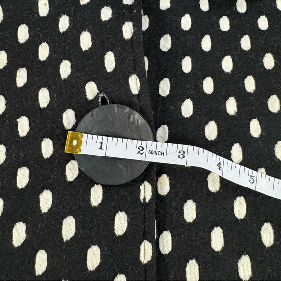 IC by Connie K Polka Dot Large Button Pinup Rockabilly Short Sleeve Coat large - Picture 12 of 12